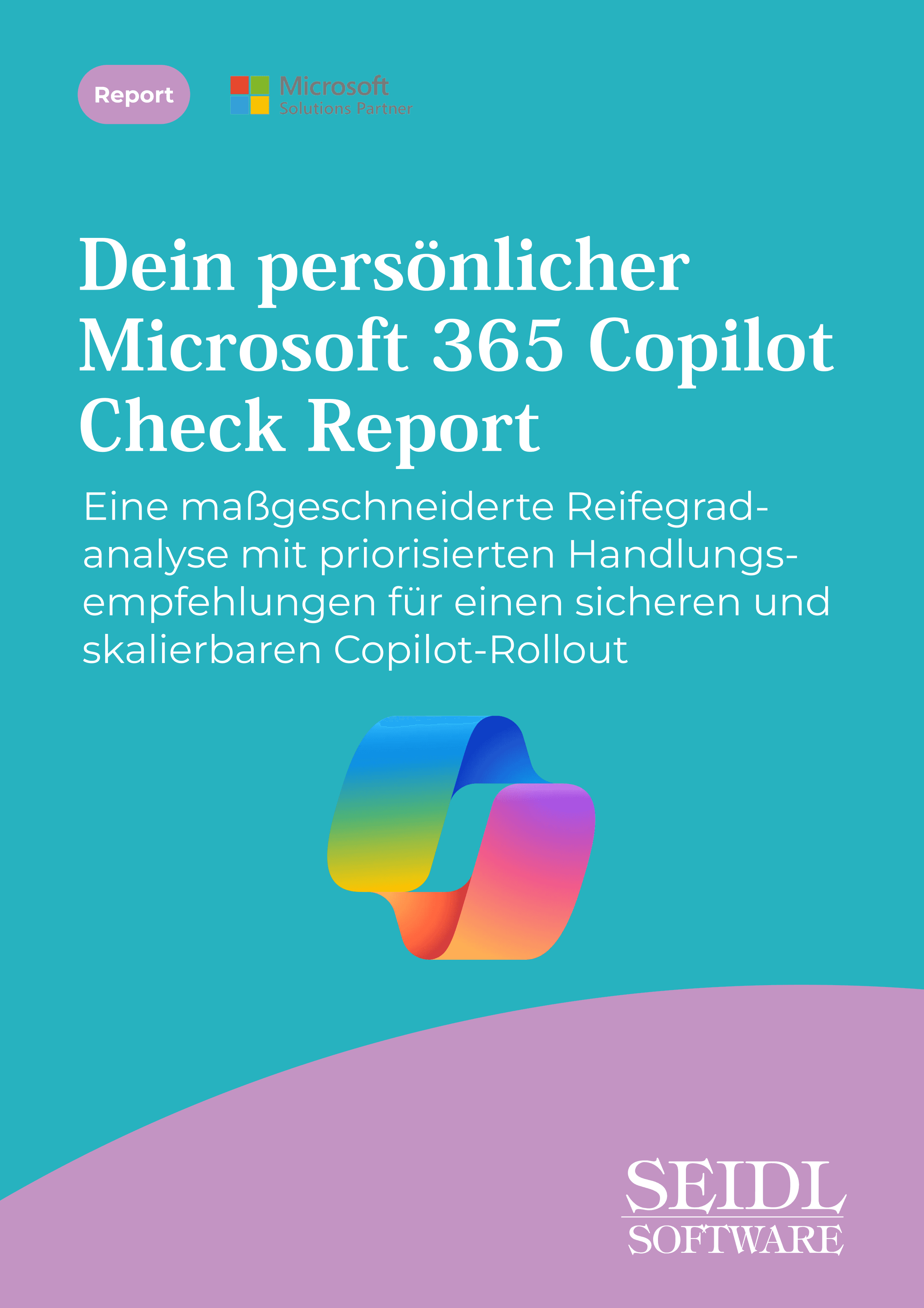 Titelseite des Microsoft 365 Copilot Readiness Reports